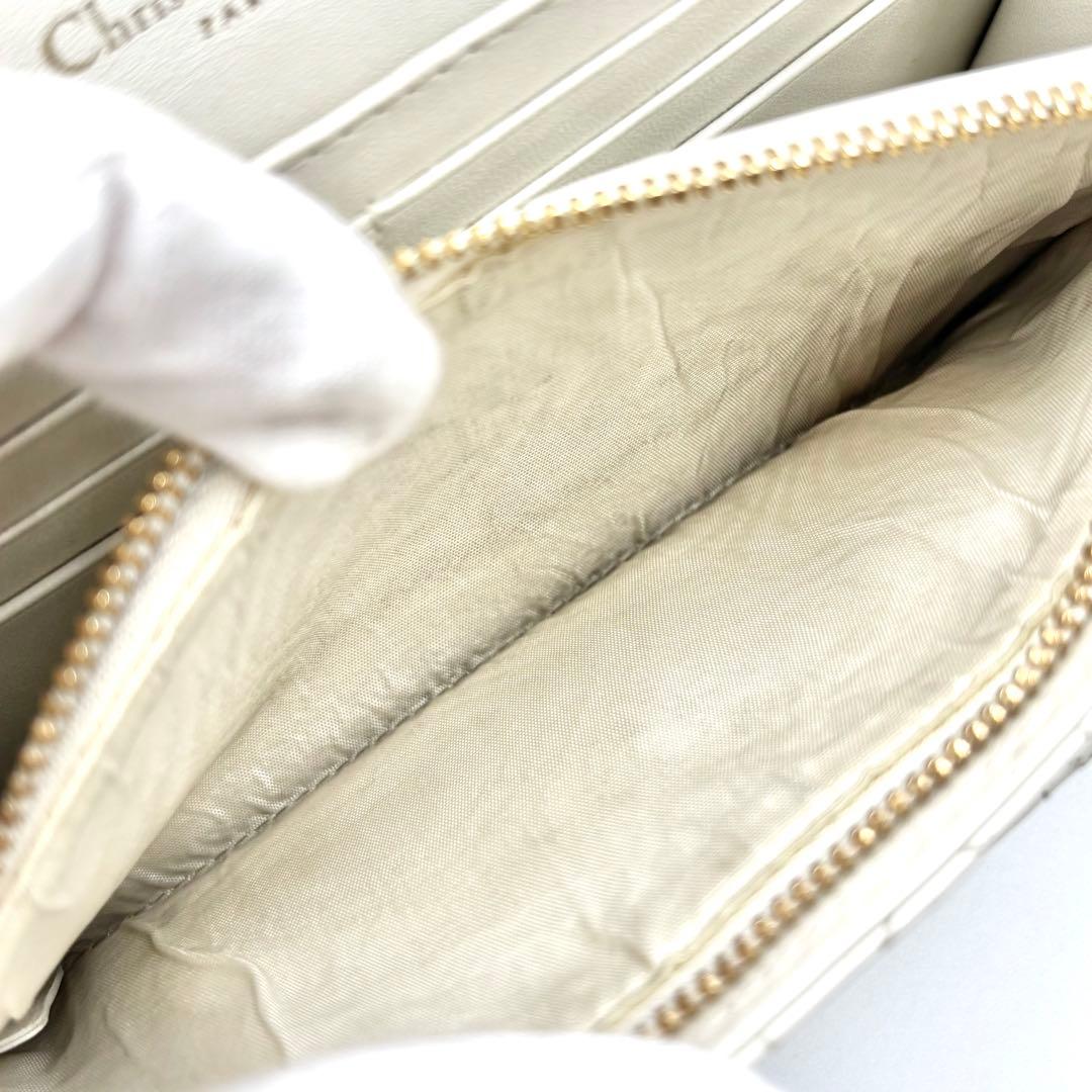 美品✨Dior カナージュ デイリー チェーンウォレット ポーチ