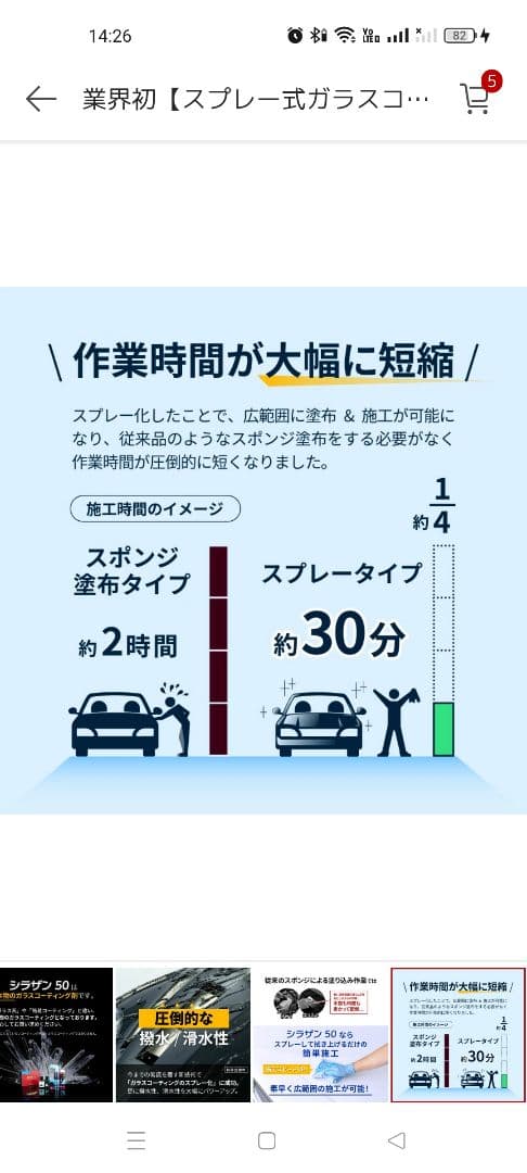 シラザン50 スプレー式ガラスコーティング
