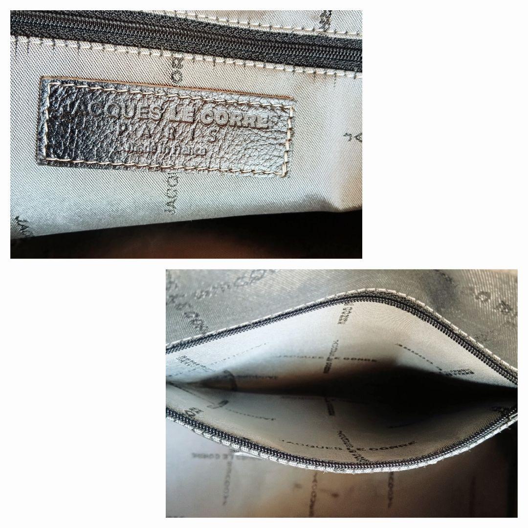 美品 ジャックルコー リスボン レザー トートバッグ 鞄 白 レディース メンズ