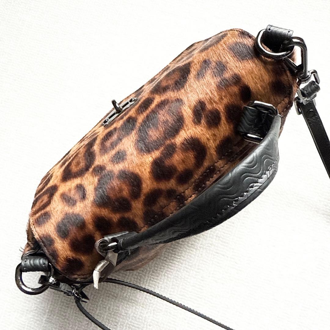 【箱付き未使用品】ザネラート　ポスティーナ ベイビー ハラコ　ショルダーバッグ