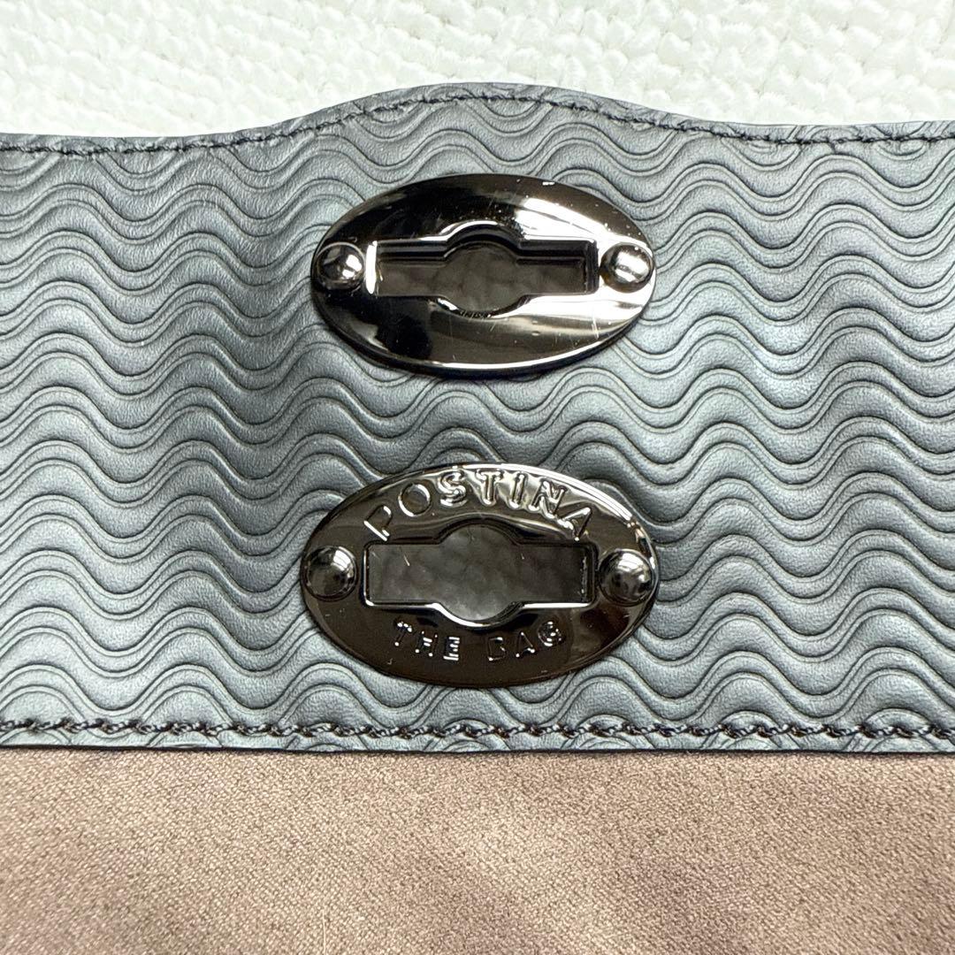 【箱付き未使用品】ザネラート　ポスティーナ ベイビー ハラコ　ショルダーバッグ