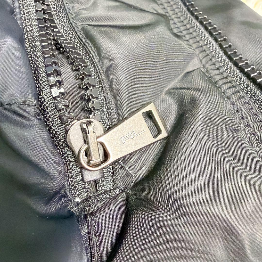 【近年モデル】ポロラルフローレン　ダウン　ナイロン　ジャケット　ブラック　XS