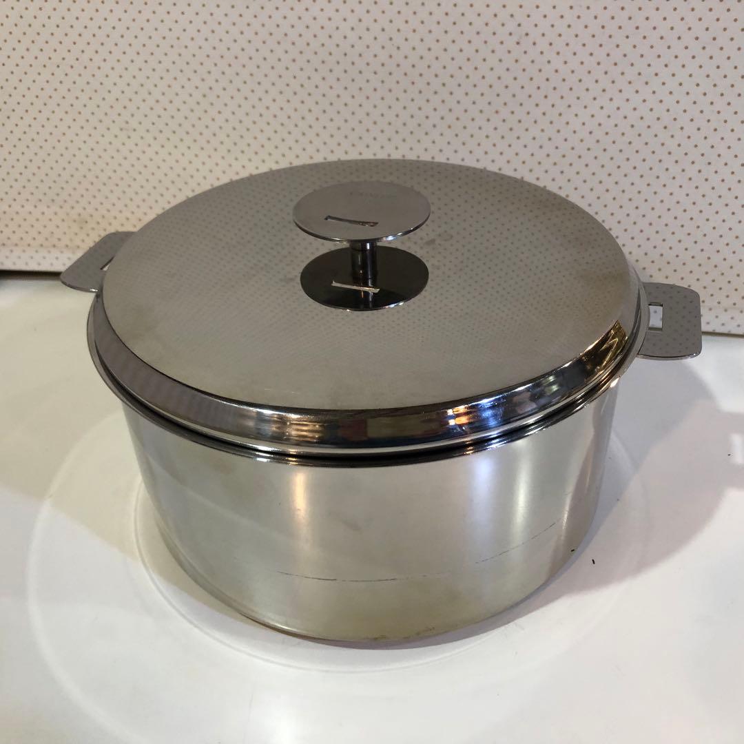 CRISTEL クリステル24cm 深鍋・クッキングバスケット•フタ3点セット