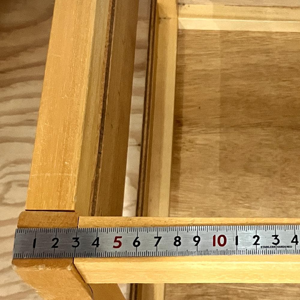 #2905　耐荷重　木枠　キャスター付き　大型　木製フレーム　倉庫荷物入れ