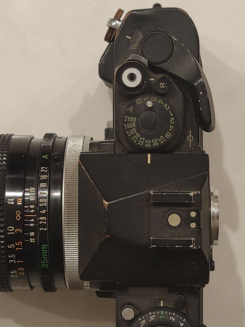 キヤノンNEW F-1とFD 35mmF2.0S.S.Cとのセット