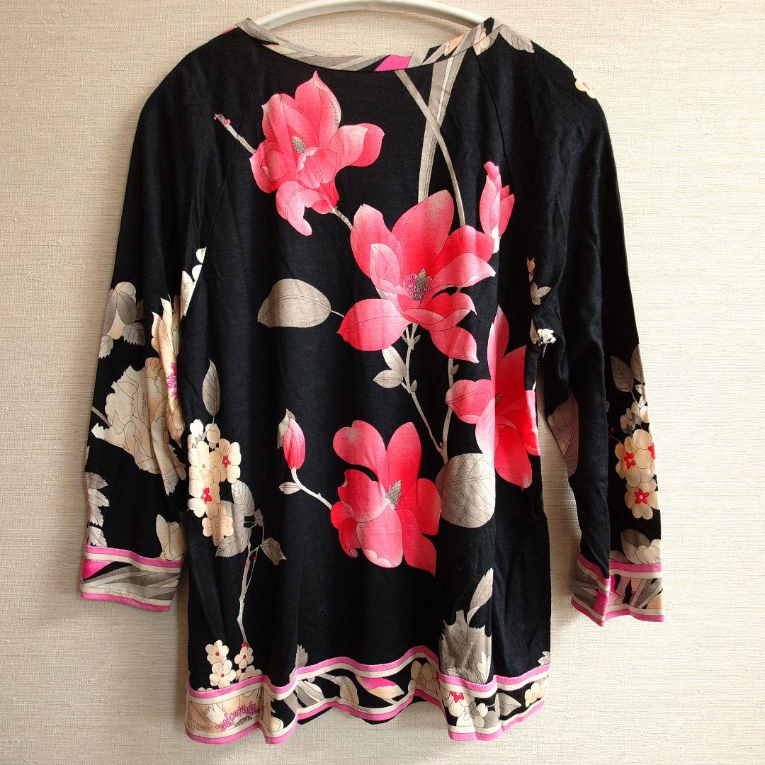 LEONARD 長袖 ブラウス ラグランスリーブ サイズ40