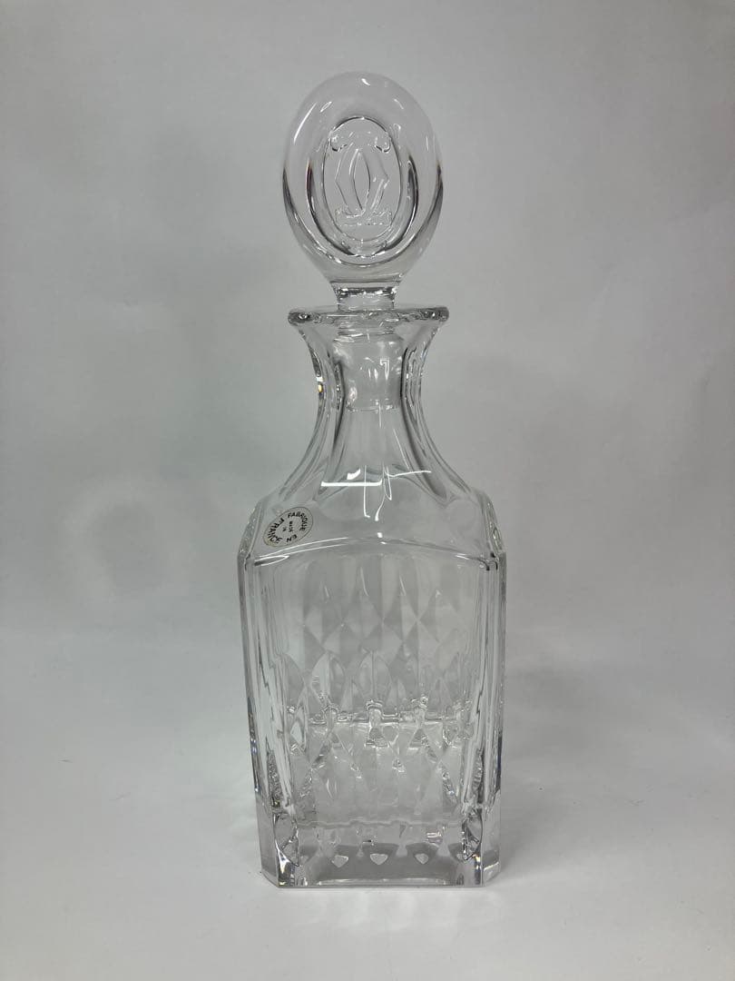 カルティエ Cartier デキャンタ クリスタル ガラス 未使用 保管品