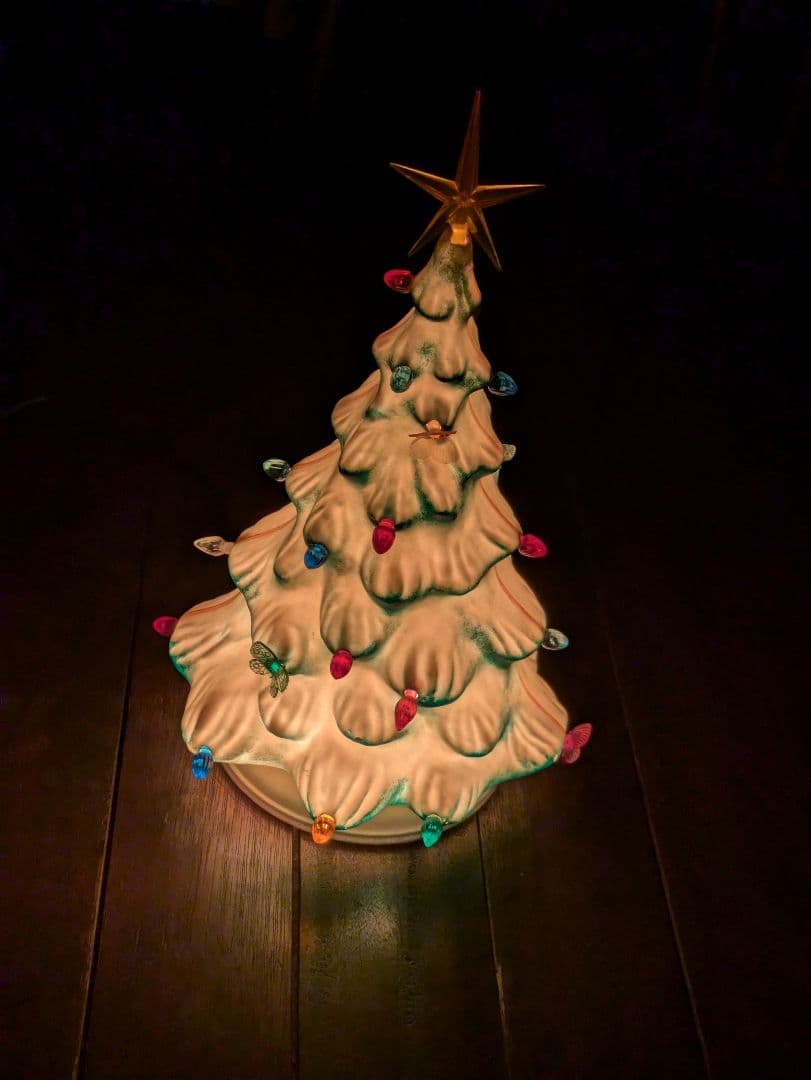 クリスマスツリー　ヴィンテージ　アンティーク　60-70s　アメリカ製　元箱付き