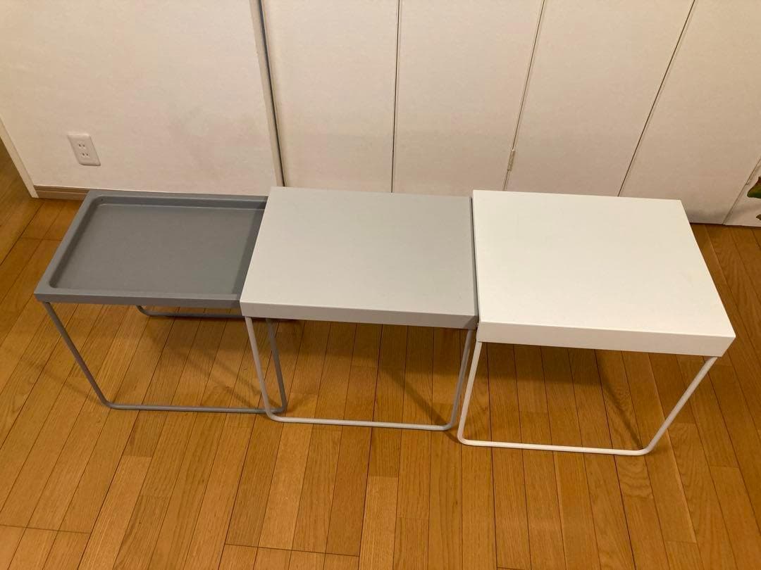 イケア　GRANBODA/グランボダ ネストテーブル3点セット