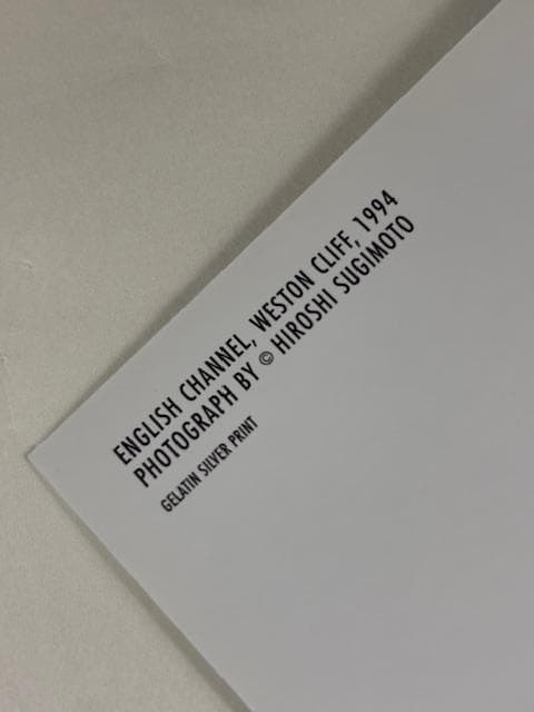 限定マット額装品/杉本博司/ボーデン湖/ウットヴィル