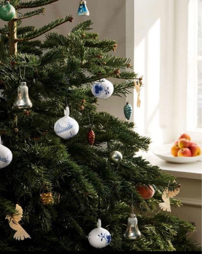 ロイヤルコペンハーゲン　オーナメント　ブルーフルーテッドプレイン&メガ