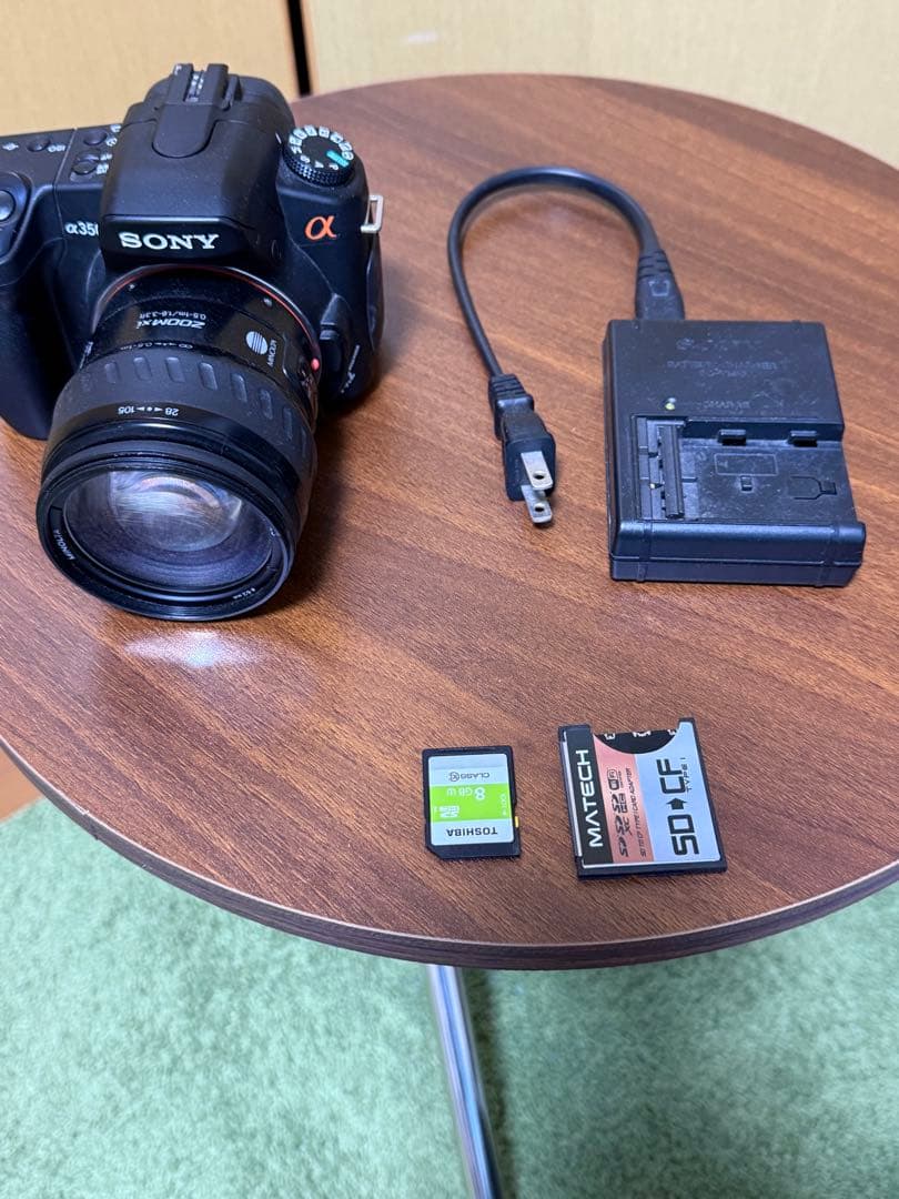 SONY α350 一眼レフカメラ　充電器　USB付き