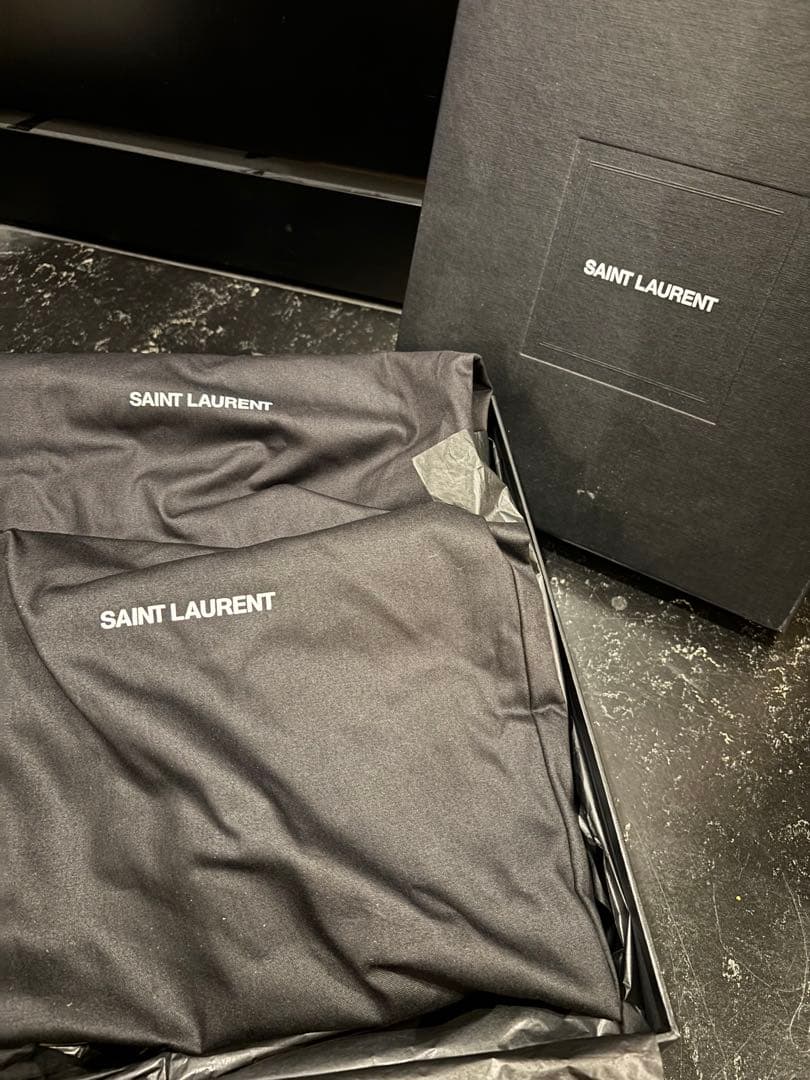 サンローランパリ 2013AW エディスリマン スウェード ヒールブーツ 40