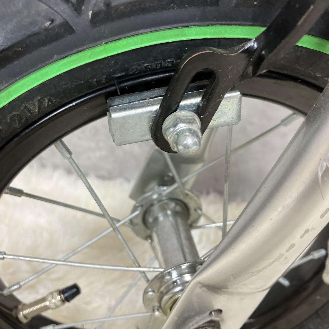 【極美品】へんしんバイク　12インチ　グリーン　緑　付属品多数