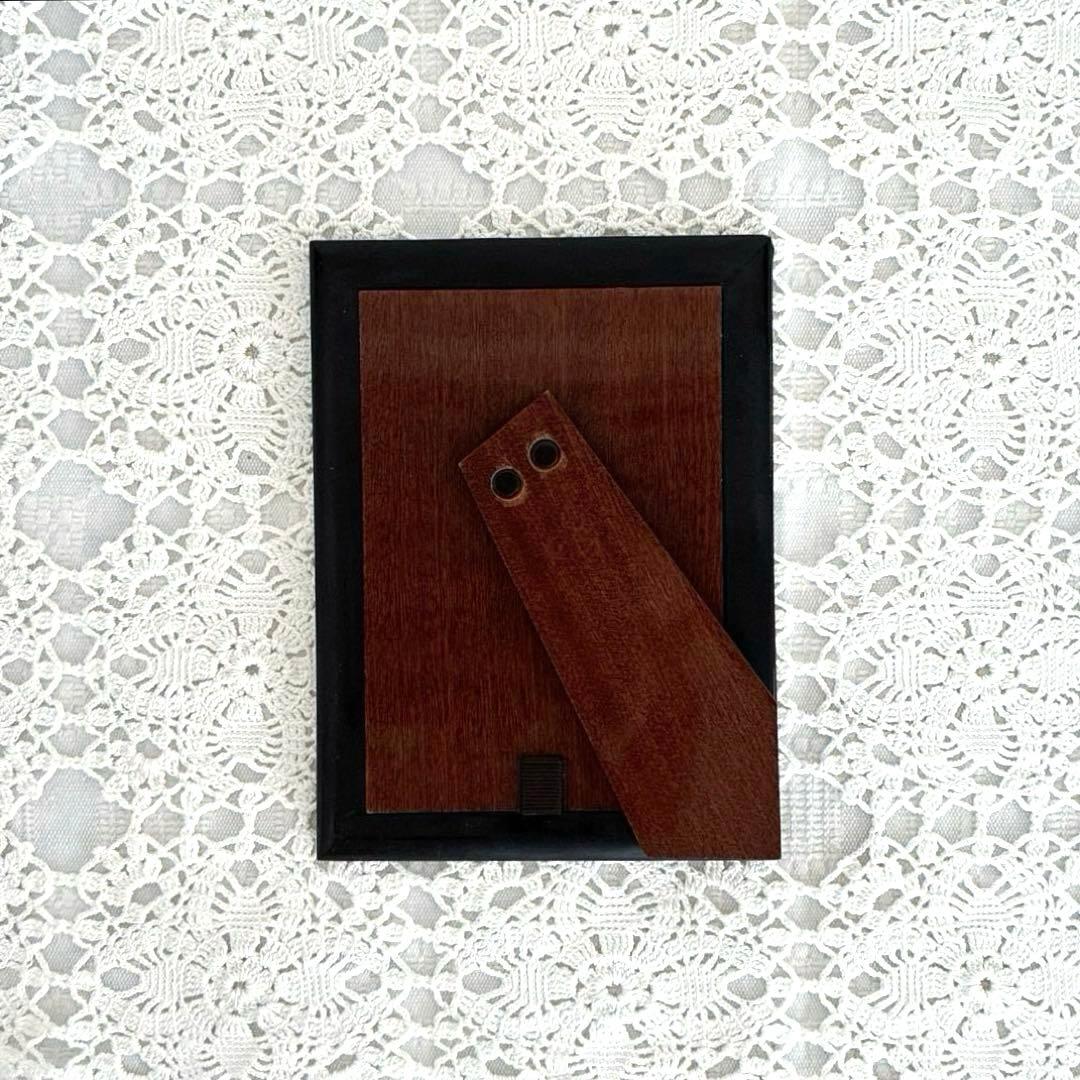 RT79 草花レリーフが美しい英国ヴィンテージフォトフレーム 15.5×11.5