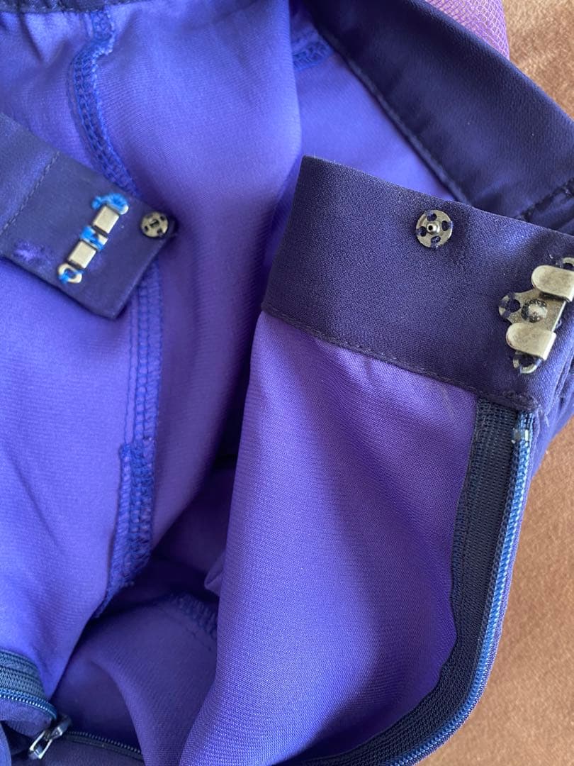 チャコット　パープルフリル付きセパレートドレス