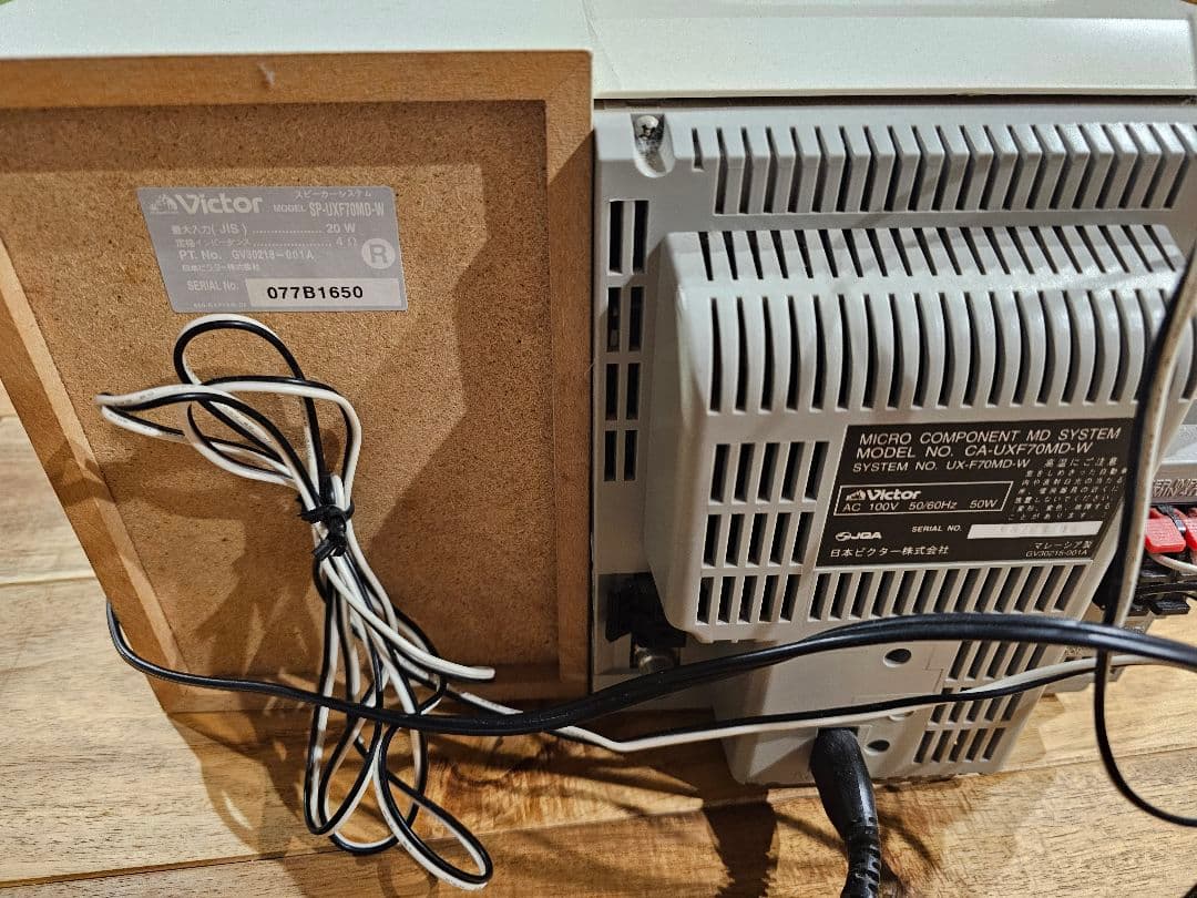 ラジオ・コンポ Victor Micro Component MD System