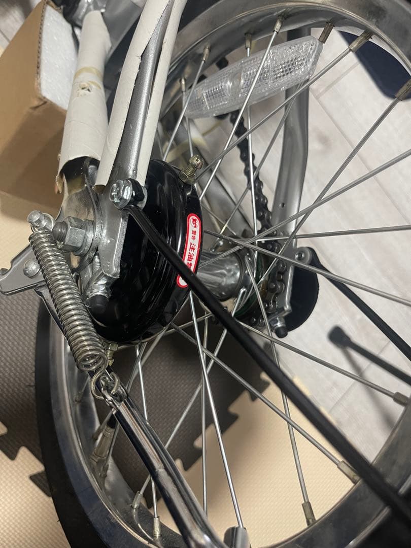 折りたたみ自転車 シルバー　新品未使用