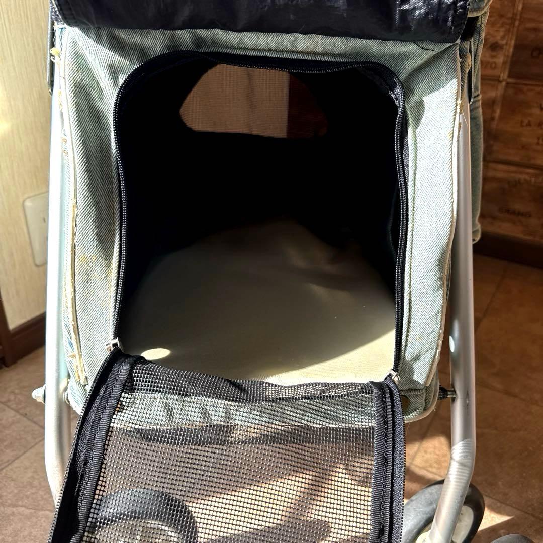 MotherCartマザーカート2段式プレミアムカートダメージデニム