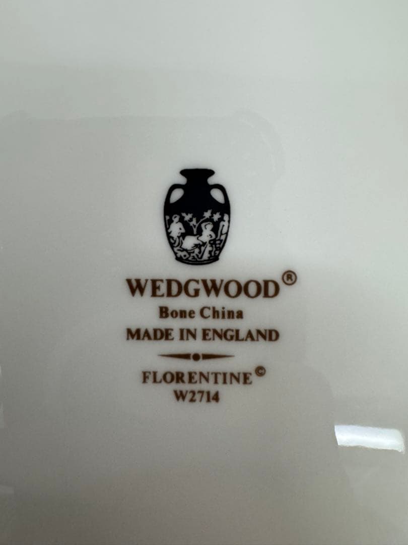 ウェッジウッド フロレンティーン　ターコイズ　27cmディナープレート 6枚