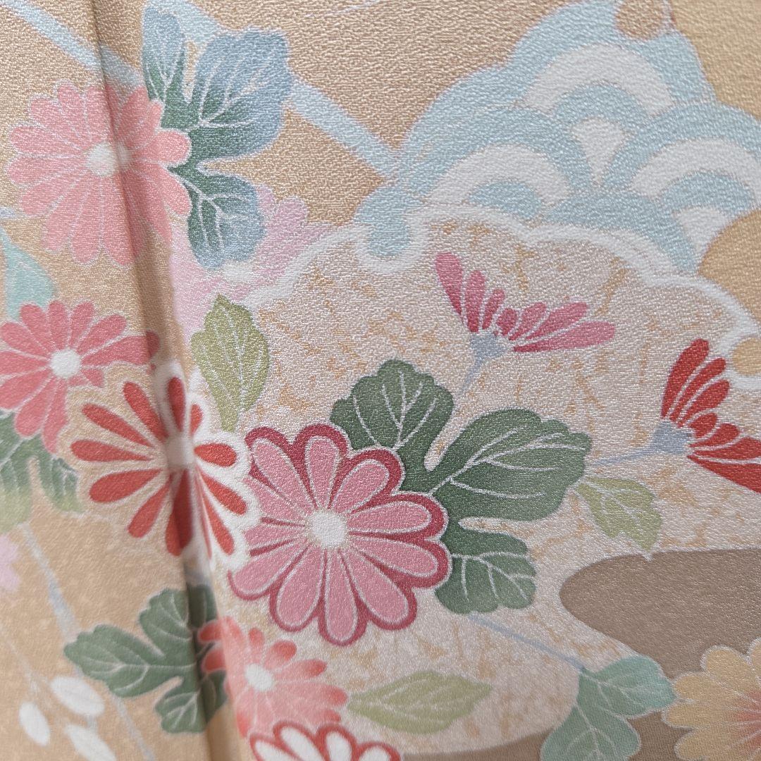 訪問着 4点フルセット、着物、袋帯、帯締め、帯揚げ