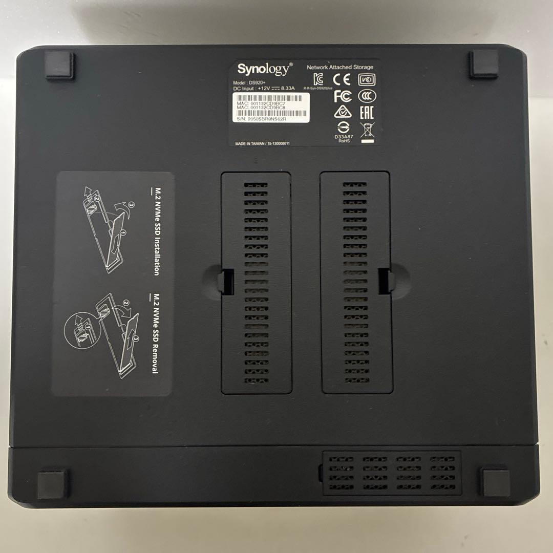 Synology Diskstation DS920+ 4ベイ NAS #3