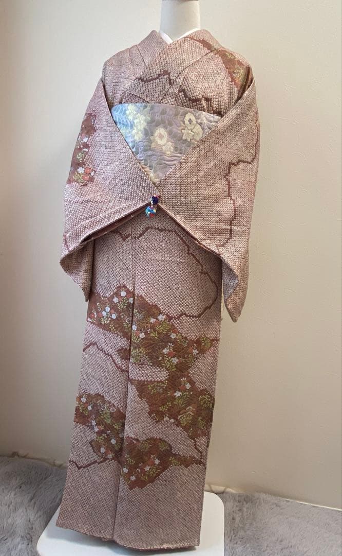 im☆様 正絹　絞り　訪問着　袷