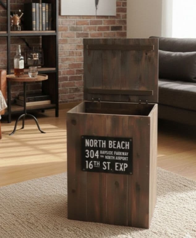 【45L】木製ダストボックス(L)