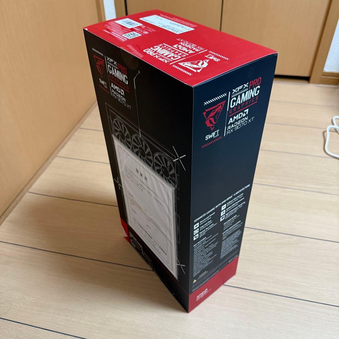 【新品未使用】XFX Swift RX 9070 XT