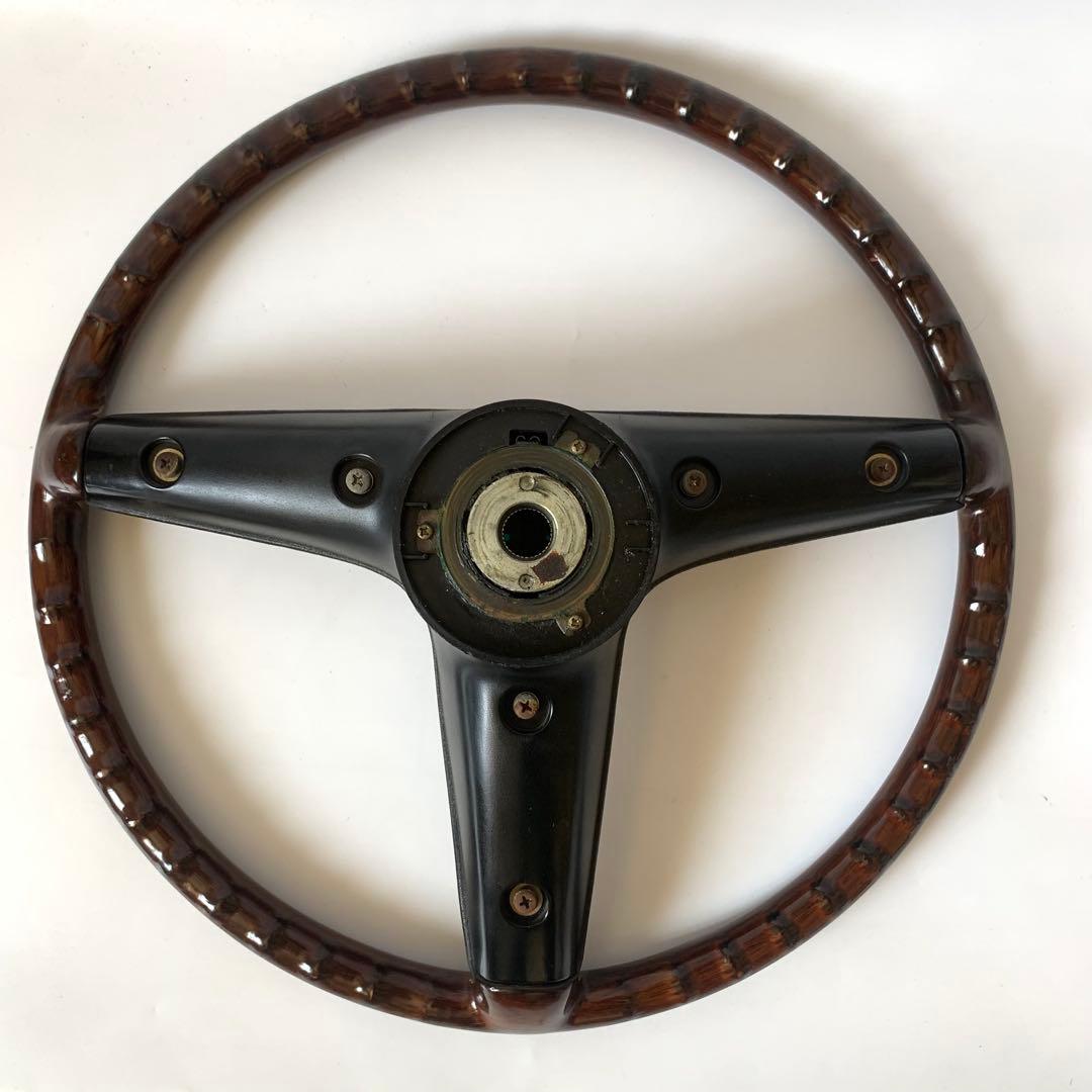 トヨタ カローラ ウッド ステアリング TE 系 純正 旧車