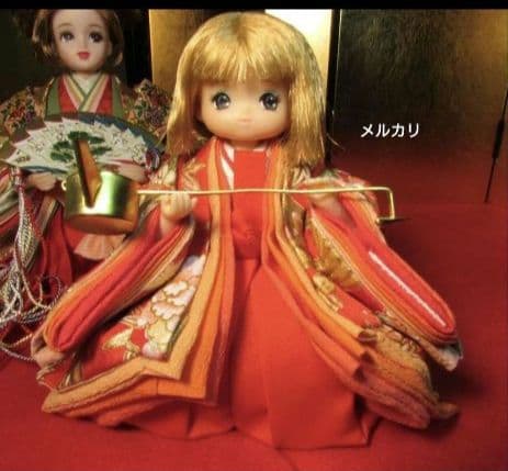 リカちゃんファミリー★親王 三人官女☆五人飾り☆雛人形 お雛様☆カスタム