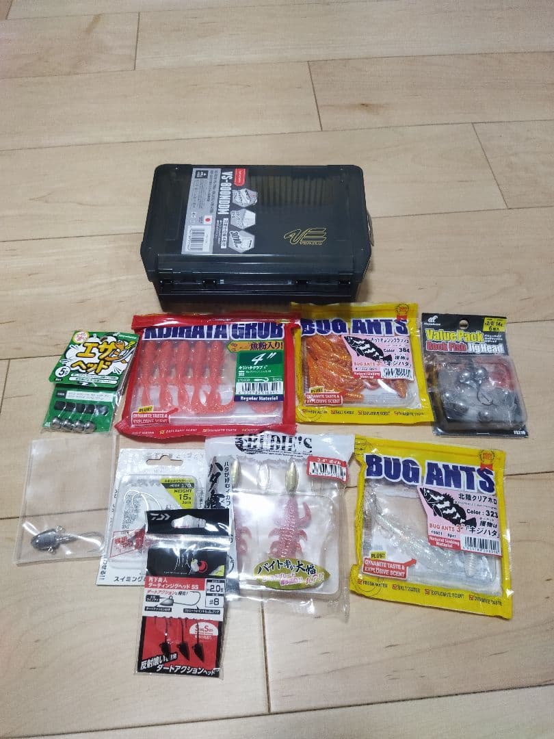 ルアー多数　ロックフィッシュワーム　タコエギもあり