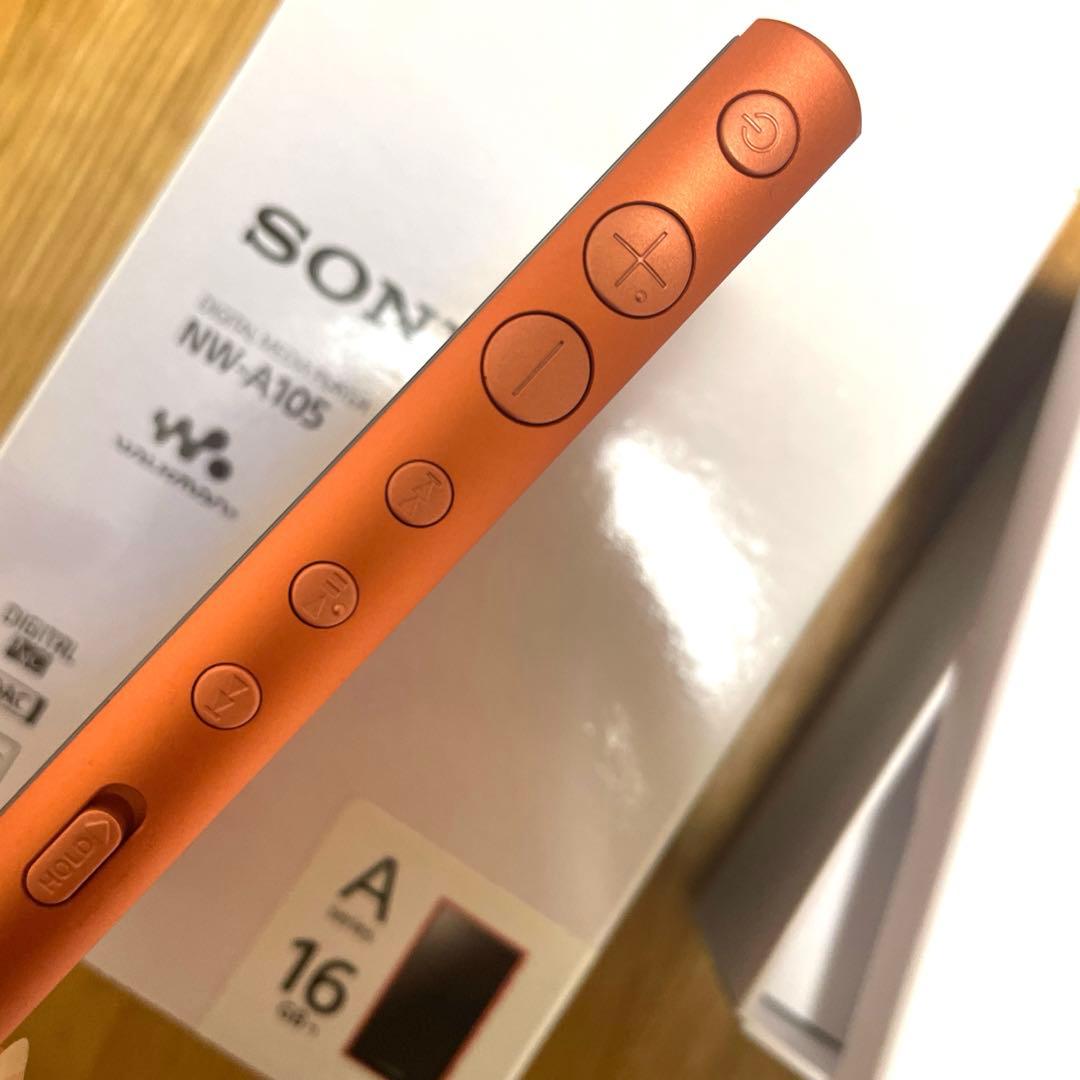 SONY NW-A105 デジタルオーディオプレーヤー 16GB オレンジ