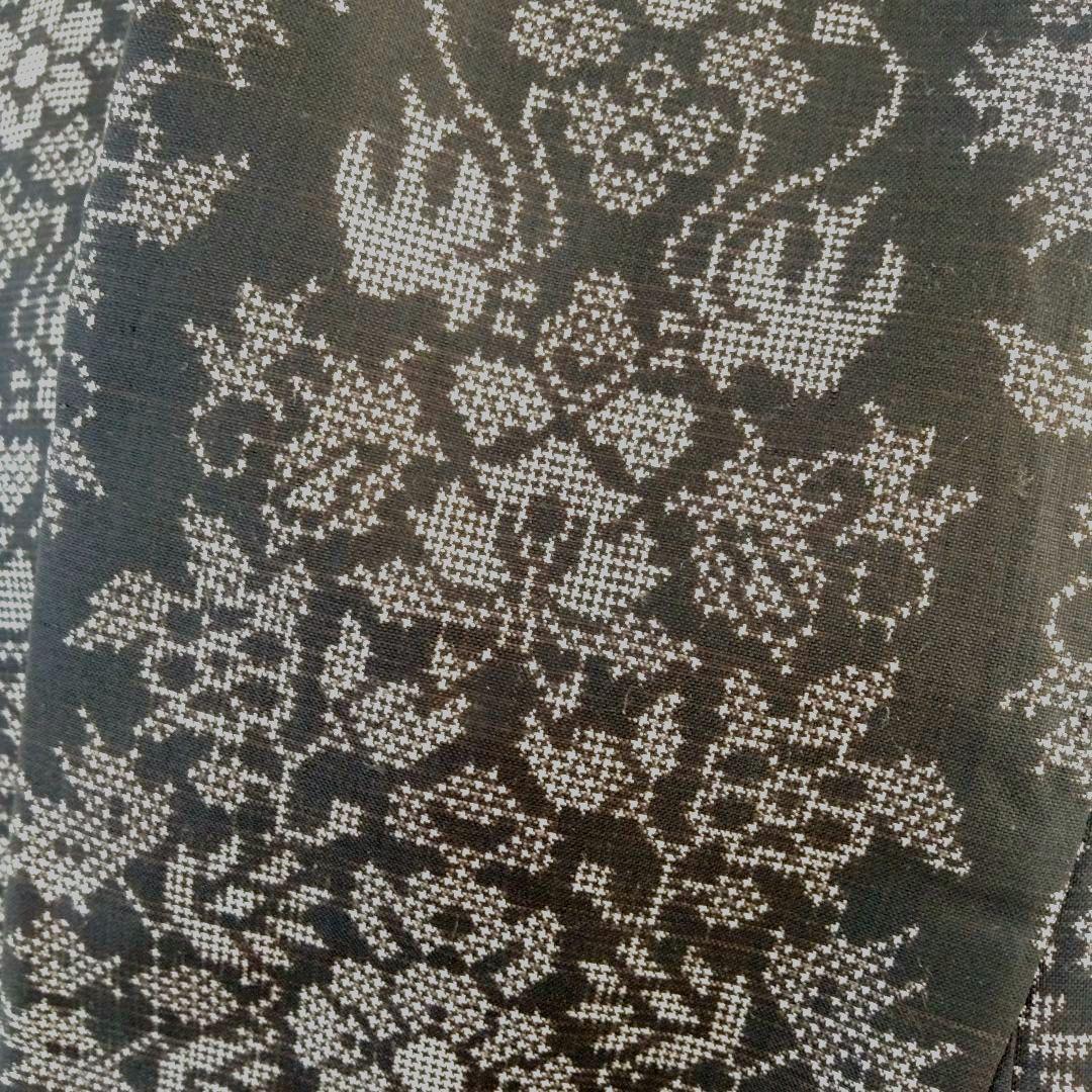 大島紬　美品　松坂屋　泥大島