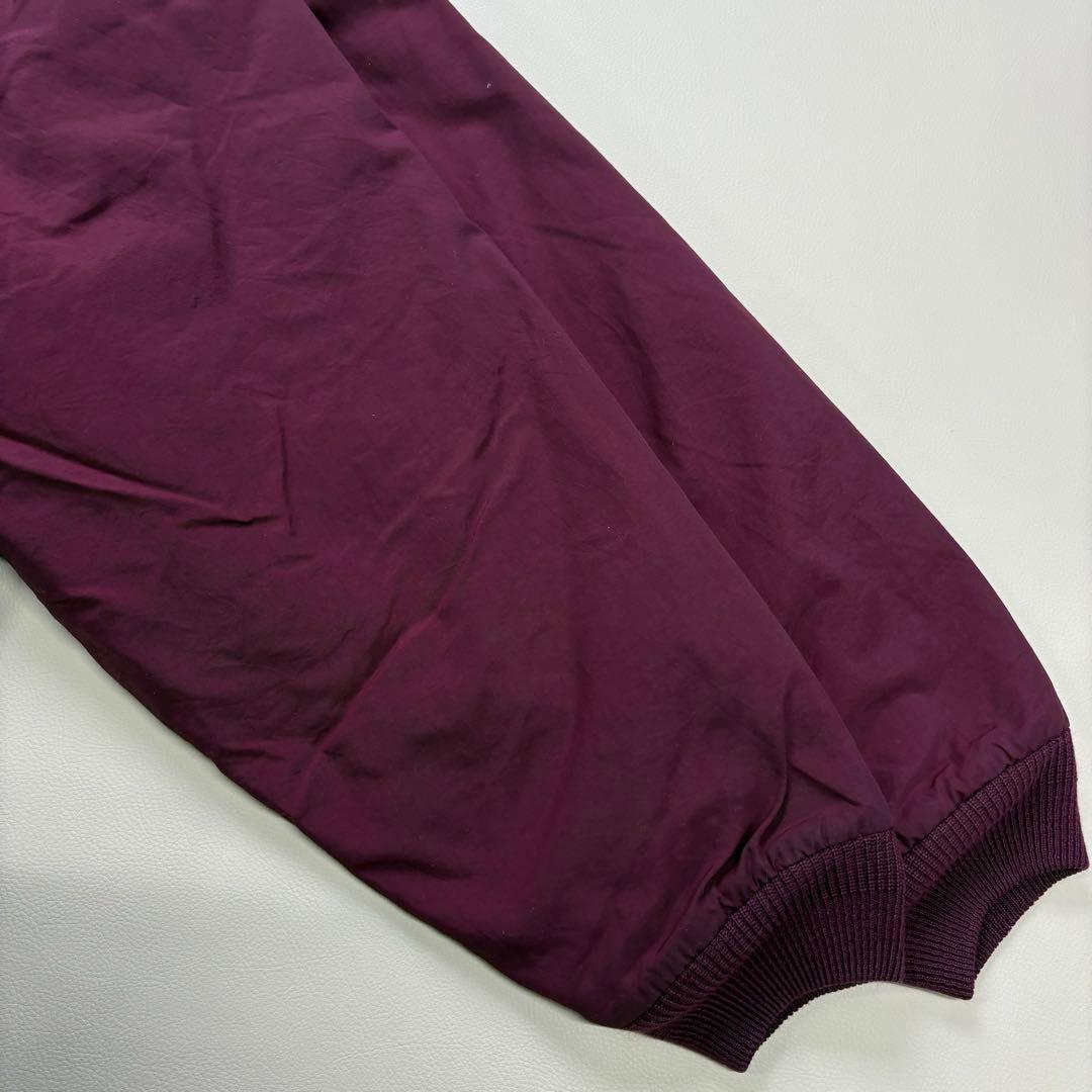 【極上】90s USA製L.L.BEAN ウォームアップジャケット ボルドー短丈