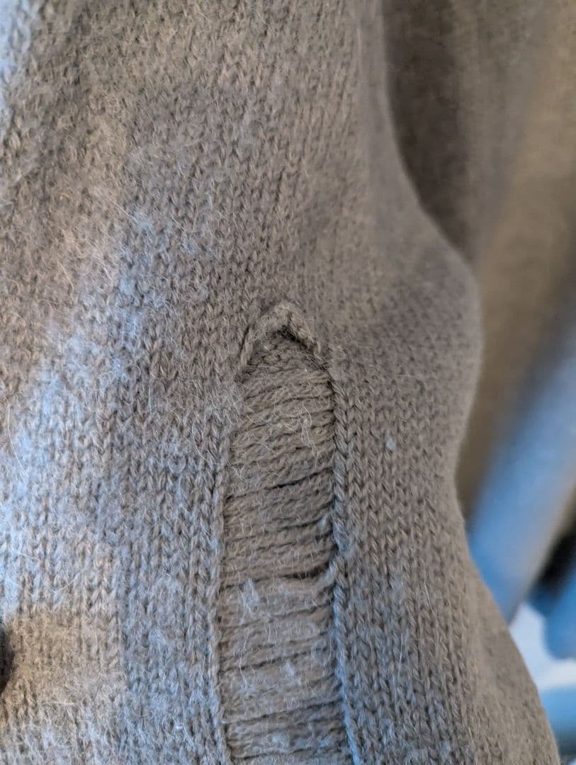 URU(ウル)/CREW NECK KNIT/Gray