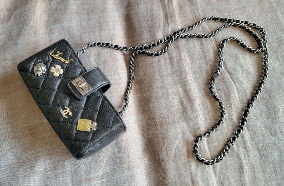 【みかん１個様】未使用 CHANEL マトラッセ ミニチェーンショルダーバッグ