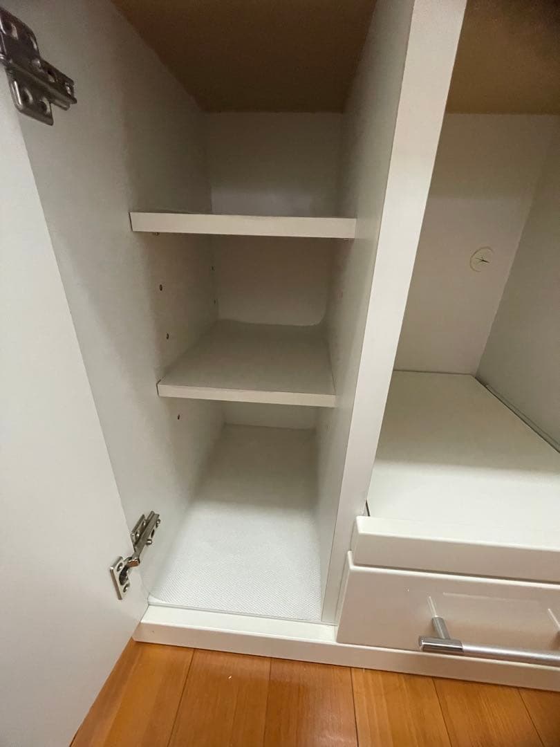 ホワイト　レンジボード・レンジ台