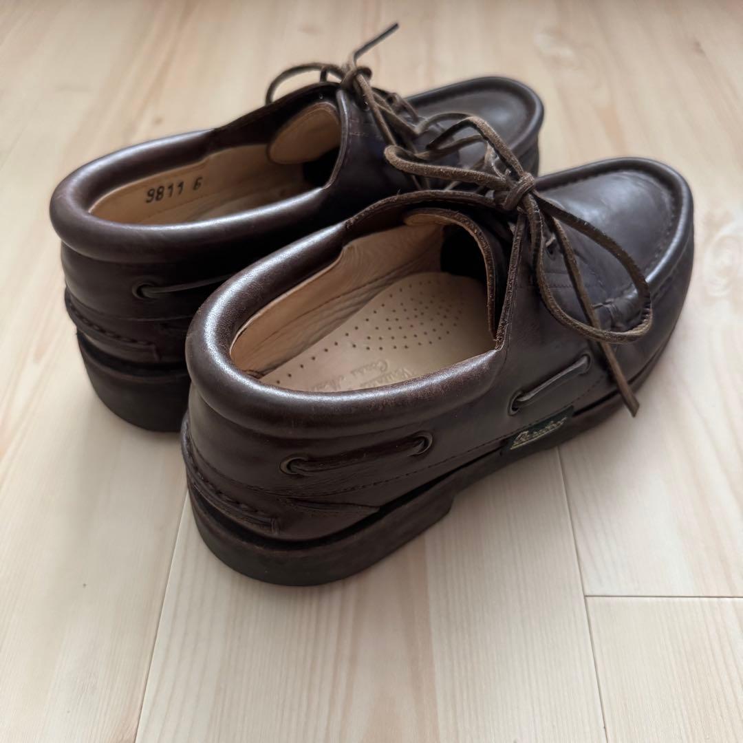 POP 90s old Paraboot モカシン デッキシューズ UK6