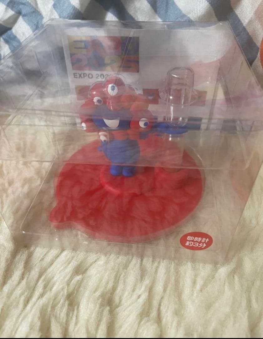 大阪関西万博 砂時計付きカップ麺ストッパー　ミャクミャク