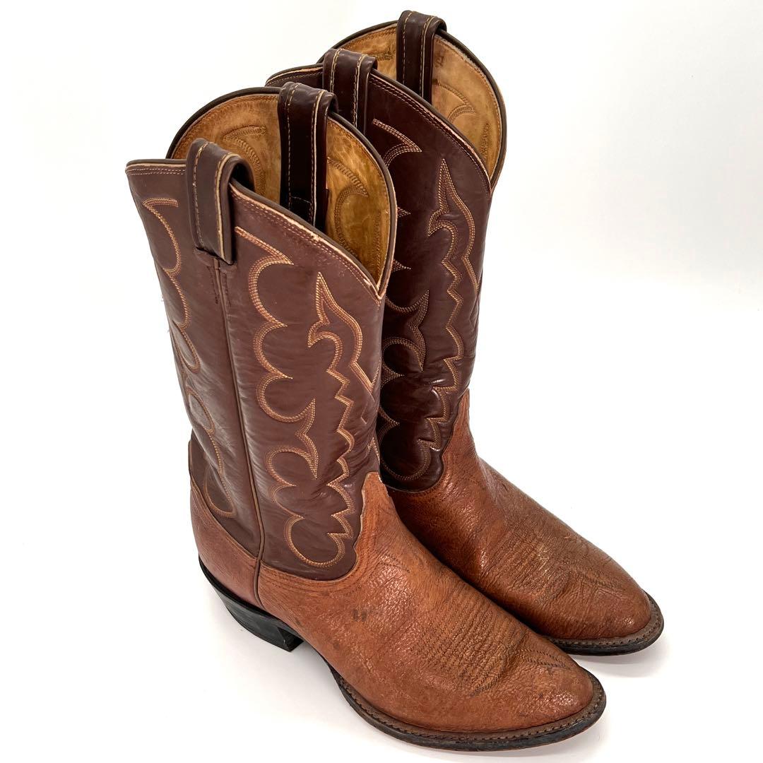 トニーラマ　ウエスタンブーツ　黒タグ　Tony Lama