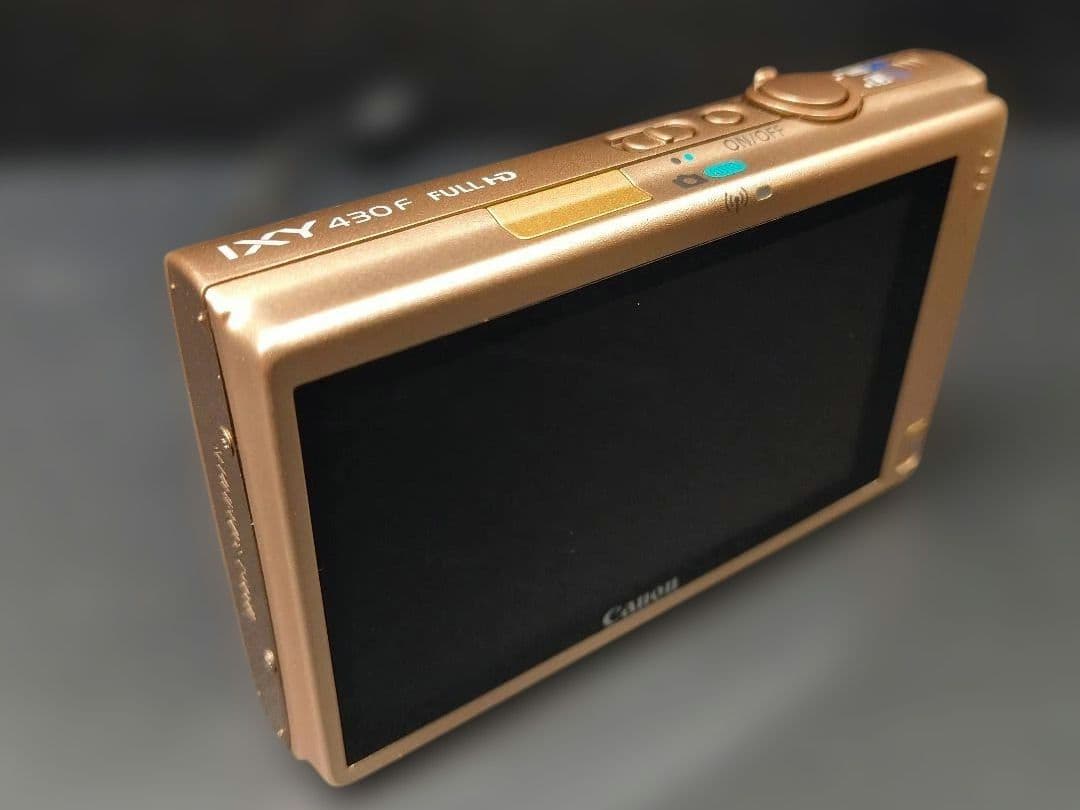 D*l様 美品 Canon IXY 430F ゴールド 稼動品 コンパクトデジタ