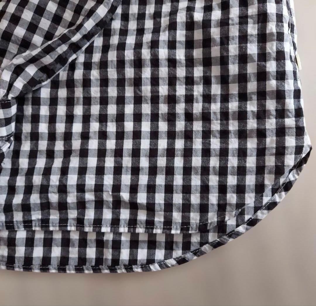 journal standard luxe ギンガム　ブラウス ブラック