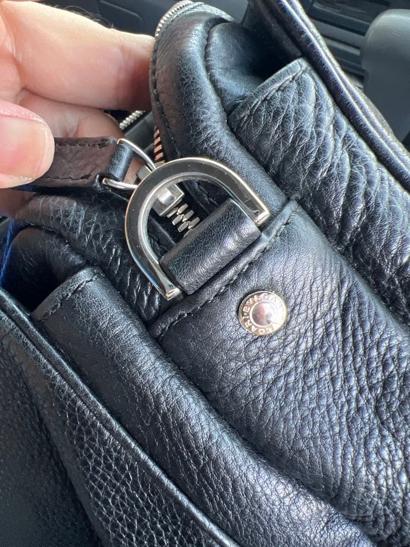 BVLGARI ブルガリ 本革 レザー ビジネスバッグ ブリーフケース メンズ