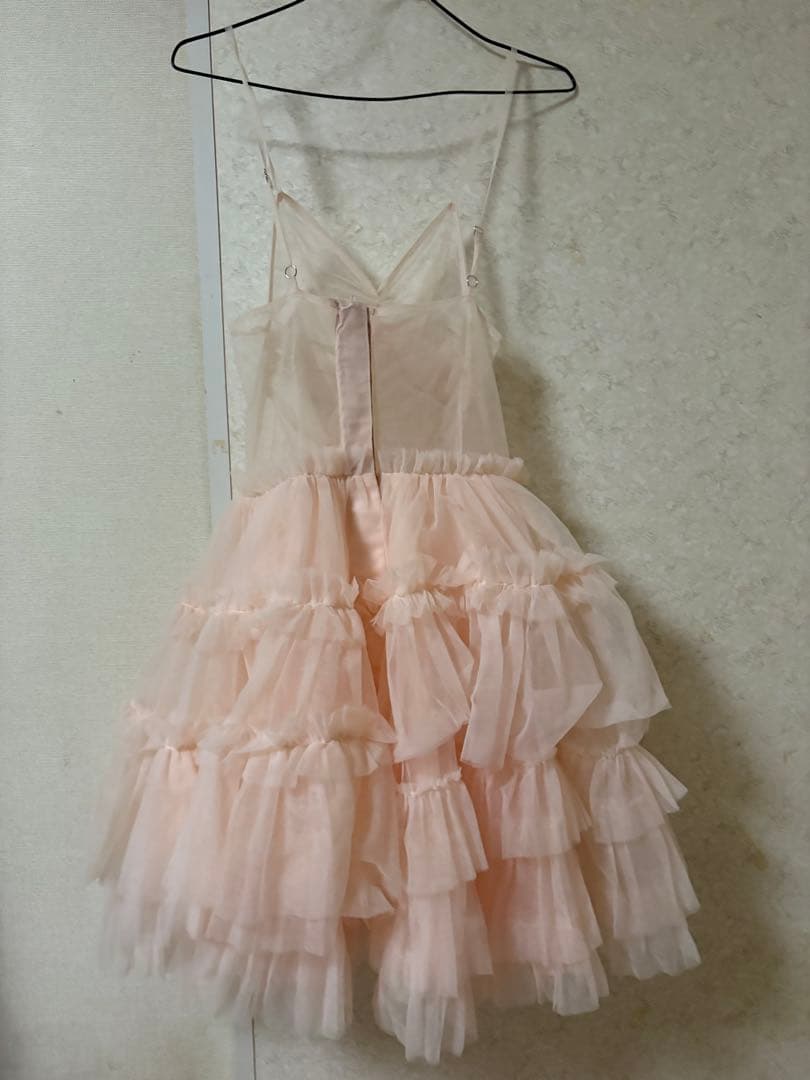 treat ürself フリルチュールワンピ チュニック チュール ピンク