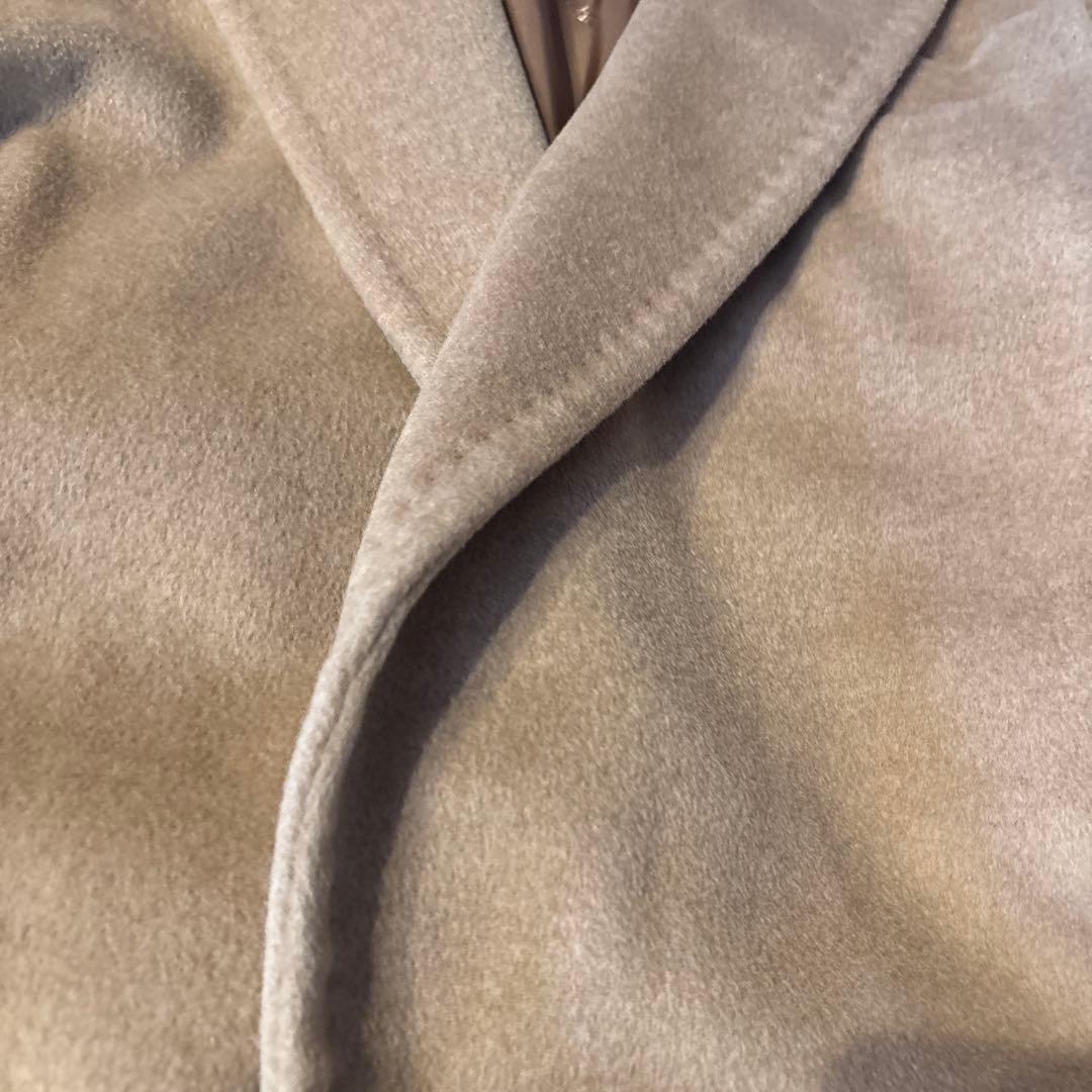 MAXMARA 白タグ　ベルテッドコート