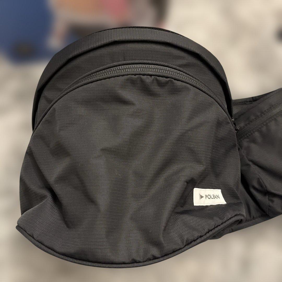 【1度のみ使用】POLBAN ADVANCE ヒップシート ブラック