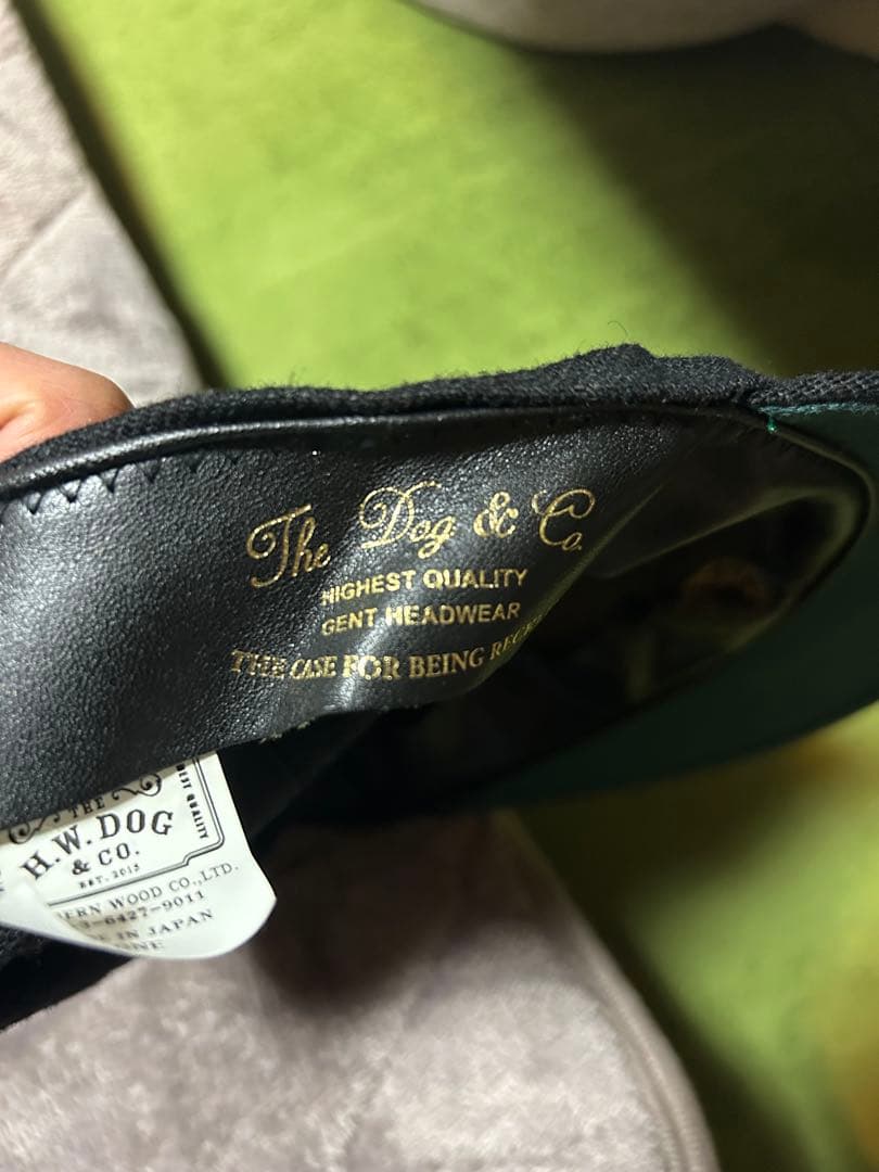 The H.W.Dog&Co ベースボールキャップ（ブラック）　ウールキャップ