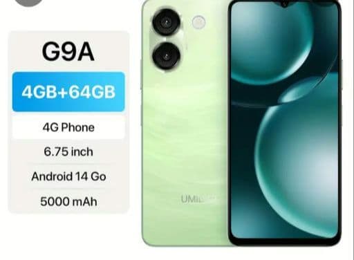 UMIDIGI G9A スマートフォン 本体　グリーン　64GB