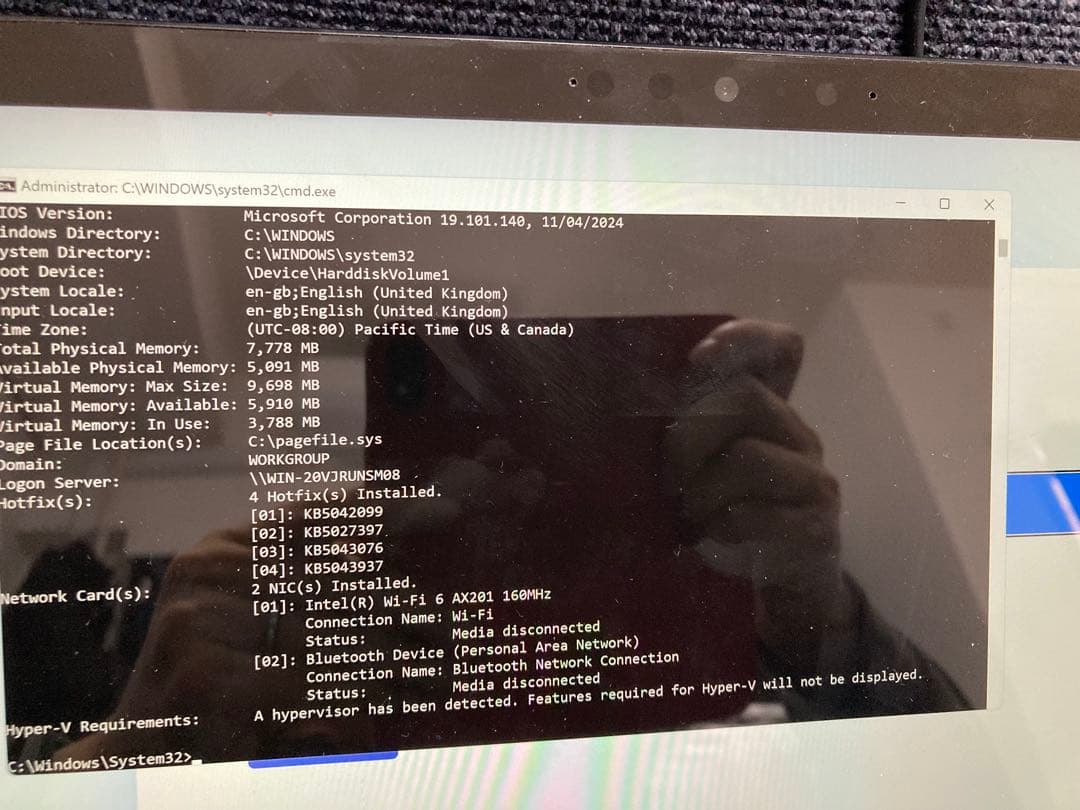 マイクロソフト Surface Pro 7 256GB キーボード 初期化済み